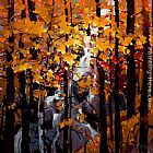 Michael O'Toole Tangled Autumn painting